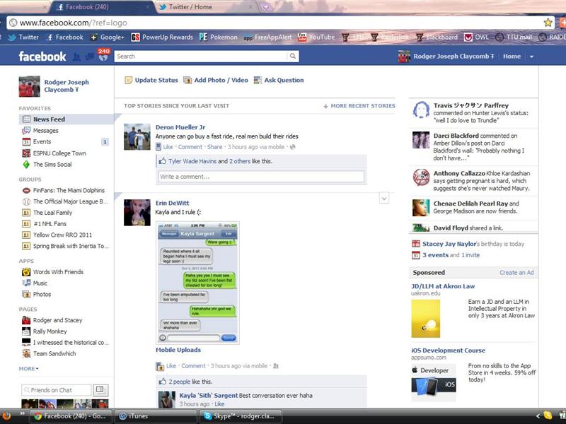Most Unread Facebook Notifications