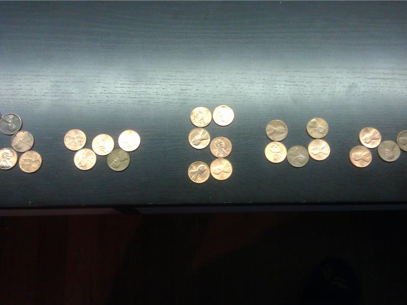 Fewest Pennies Used To Spell 