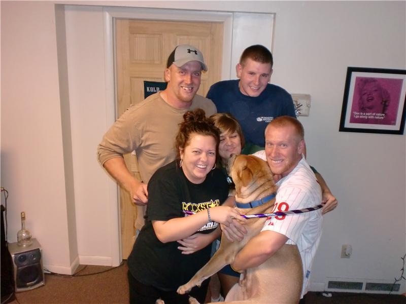 Most People Standing Inside A Hula Hoop With A Dog