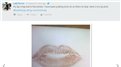 Most Twitpics Of Lip Prints Shared During A One Hour Twitter Party