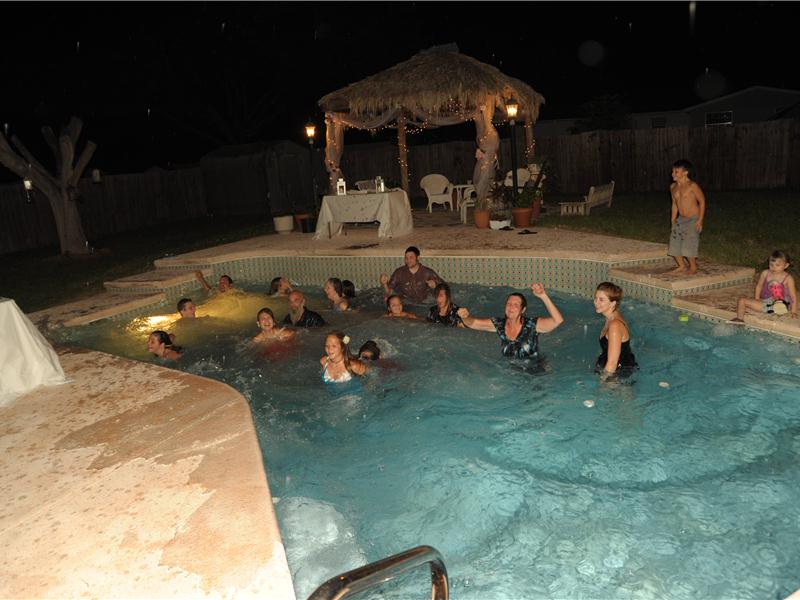 Most Clothed People To Jump Into A Pool At The Same Time