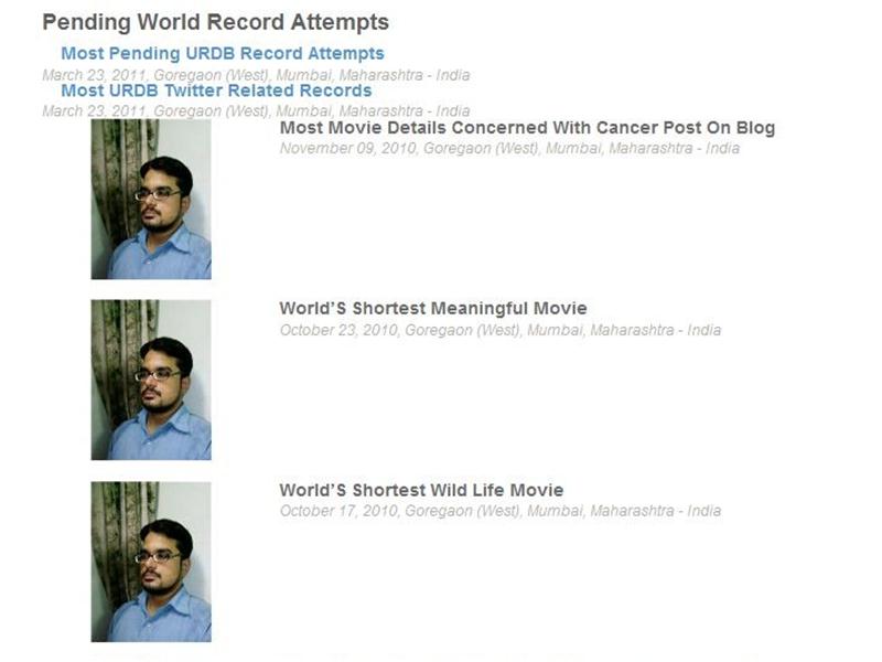 Most Pending URDB Record Attempts