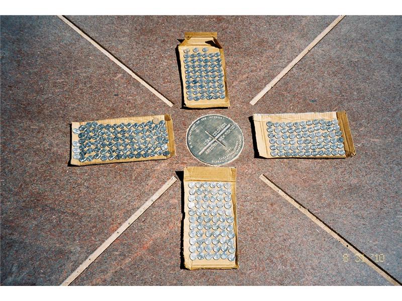 Most American Quarters Displayed In Respective States At Four Corners Monument