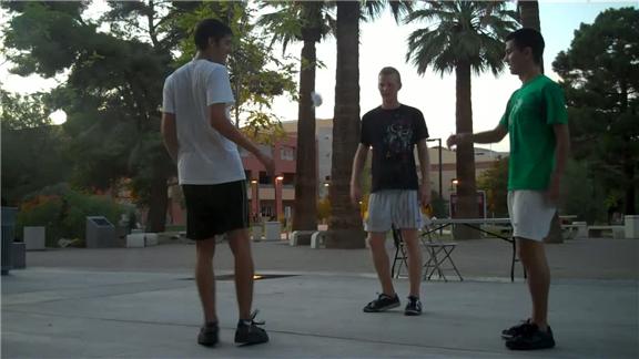 Longest Time For Three People To Hacky Sack A 8 1/2