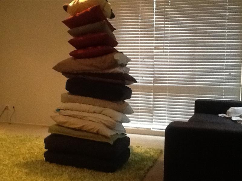 Tallest Pillow Tower