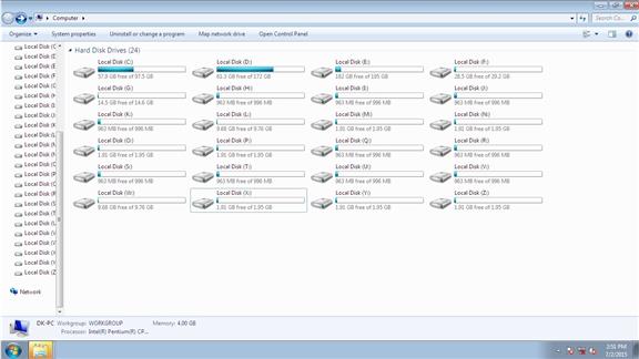 Most Computer Hard Disc Partition