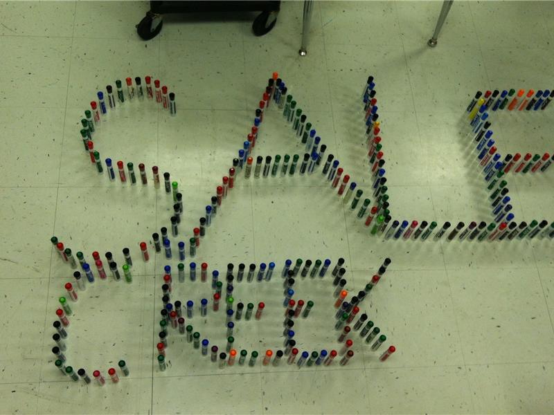Most Expo Dry Erase Markers Standing At Once