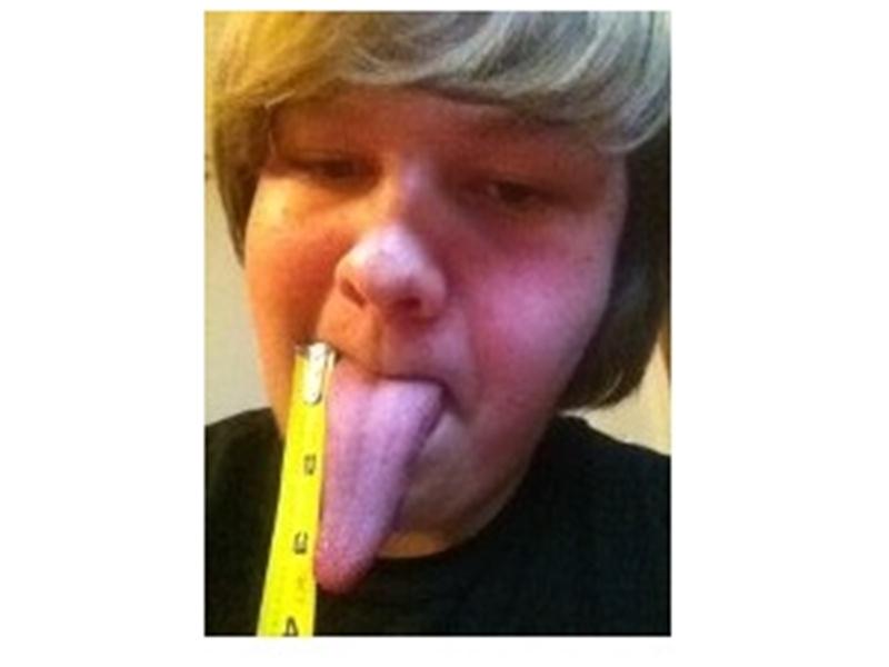 Longest Tongue Extension From Closed Mouth
