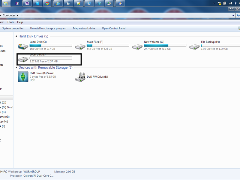 Smallest Windows Partition 