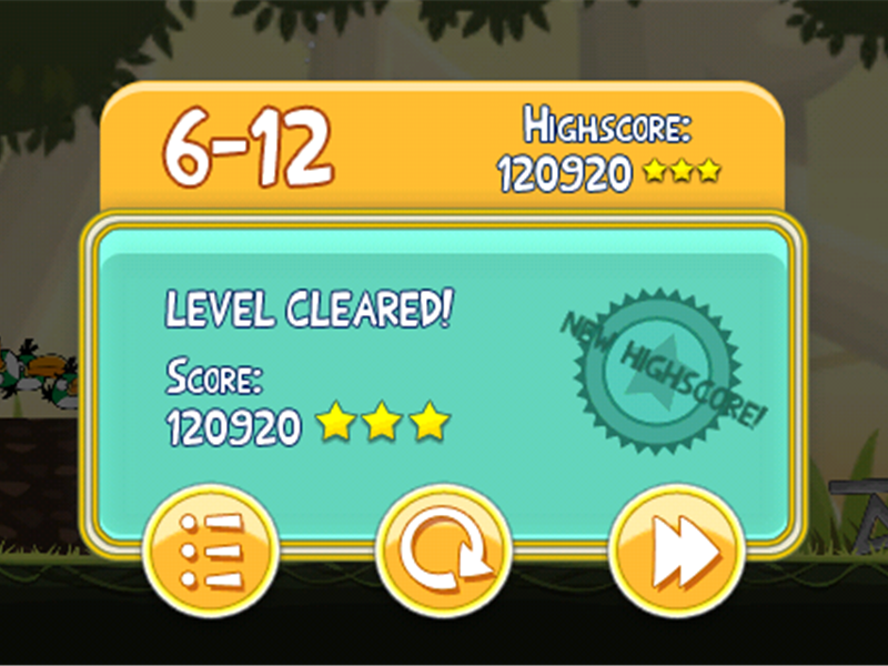Highest Score On Level 6-12 Of 