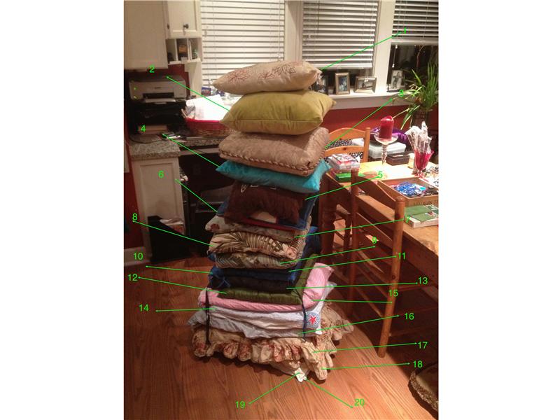 Tallest Pillow Tower