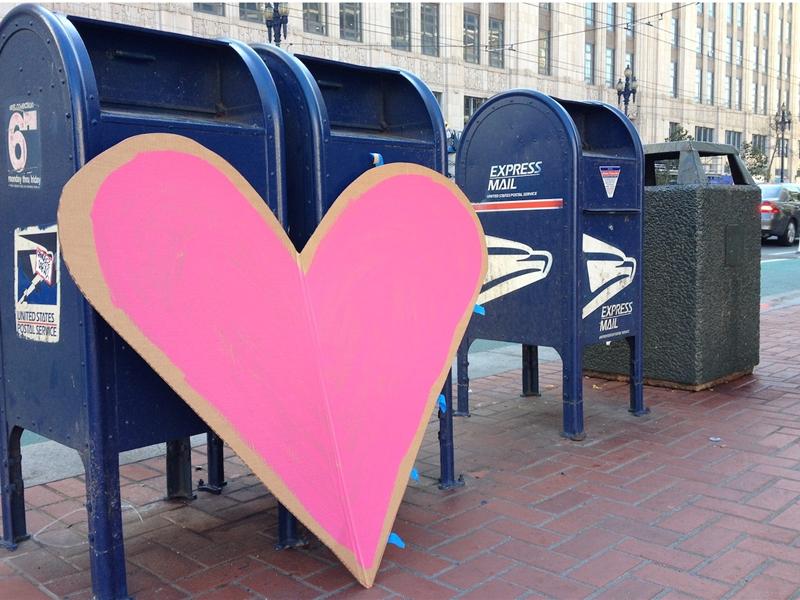 Largest Valentine\'s Day Postcard