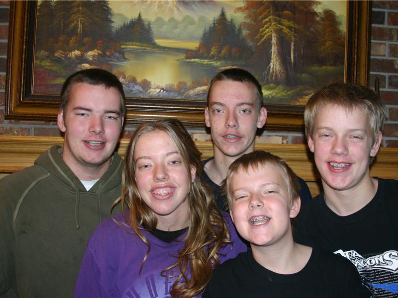 Most Siblings Wearing Braces At Once