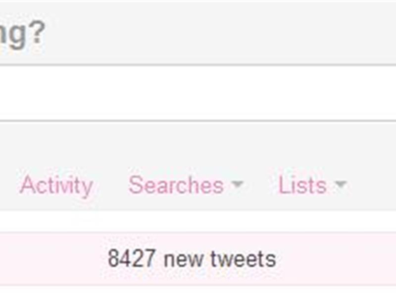 Most New Unviewed Tweets