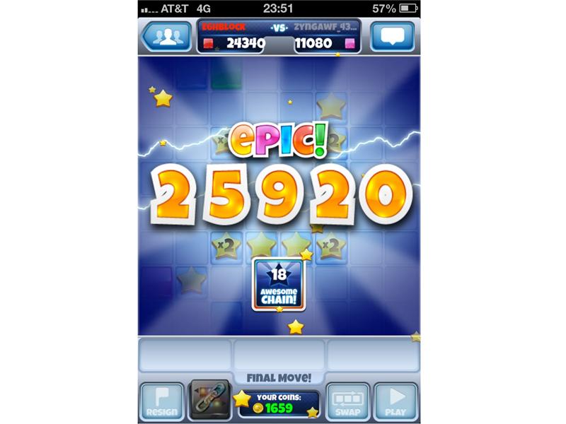 Highest Scoring Single Move In 