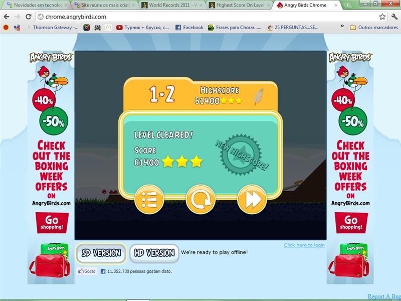 Highest Score On Level 1-2 Of 