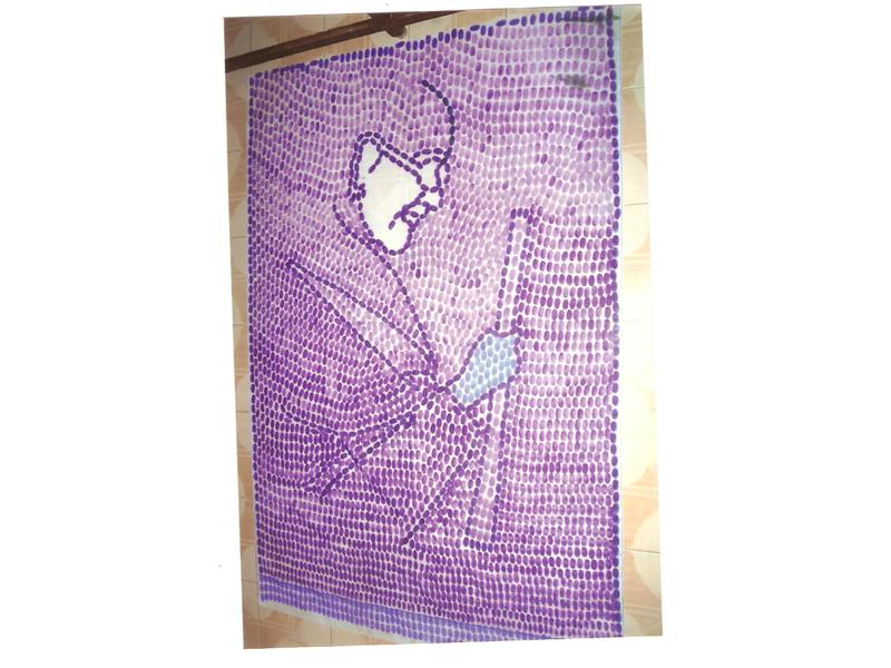 Most Thumbprints Used To Create A Portrait Of Mahatma Gandhi