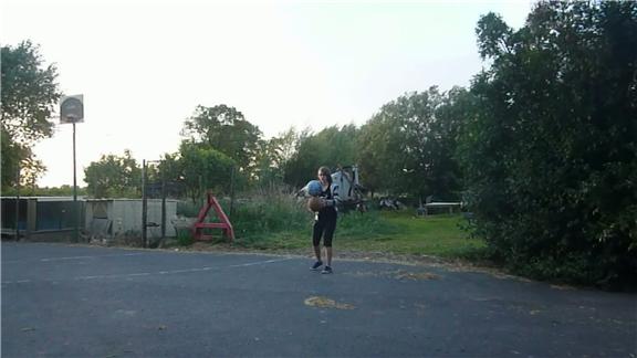 Longest Time To Balance A Basketball On Top Of Another Basketball Using Two Hands