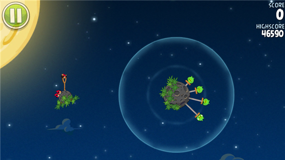 Highest Score On Level 1-2 Of Angry Birds Space: Pig Bang