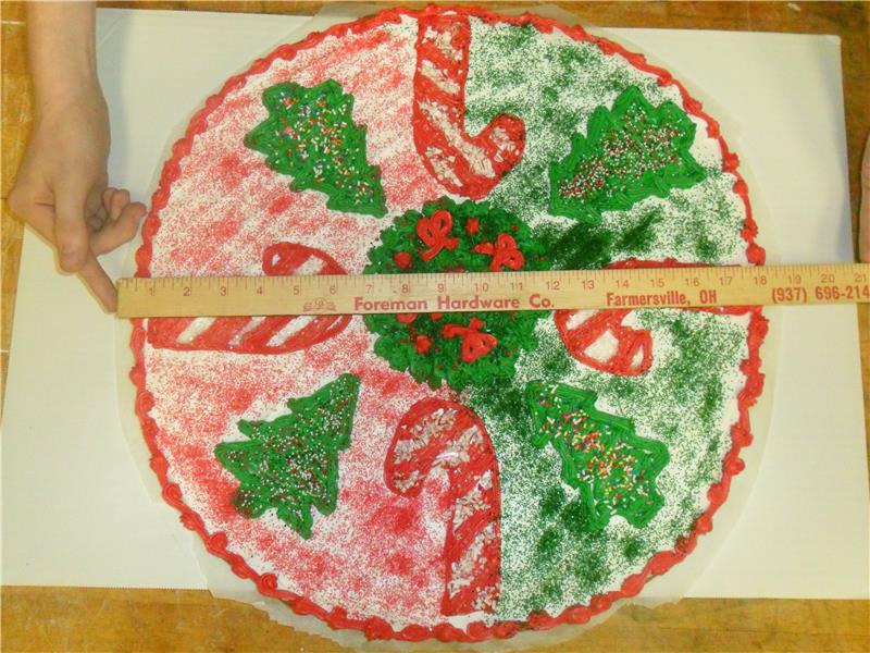 Largest Christmas Decorated Sugar Cookie