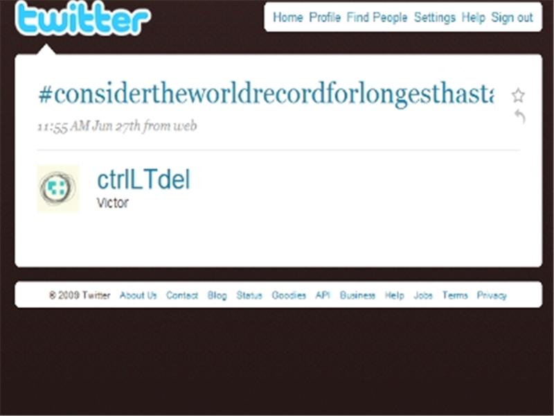 Longest Twitter Hashtag