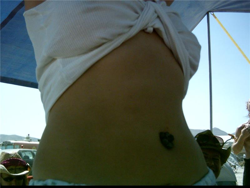 Most Blueberries In Belly Button