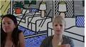 Most People Photographed In Front Of A Lichtenstein Reproduction During A Music Festival