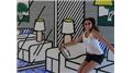 Most People Photographed In Front Of A Lichtenstein Reproduction During A Music Festival