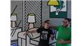 Most People Photographed In Front Of A Lichtenstein Reproduction During A Music Festival
