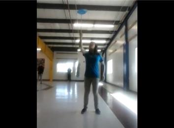 Most Plate Spinning Hops | World Record | Hayley G