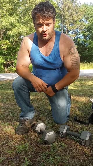 134 One Arm Pushups With a 40 Pounds Back Pack 