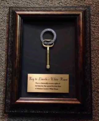 Most Valuable Key  (Silver/Key to the White House) ABRAHAM, LINCOLN