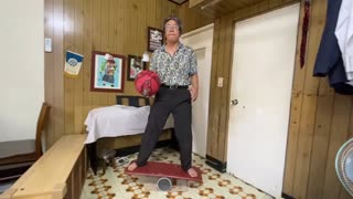 Most Times Circling Basketball Around Waist In 30 Seconds While Balancing On A Rola Bola