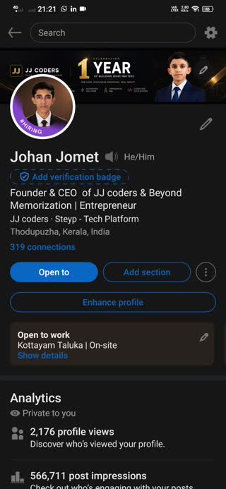 Longest Educational PDF Document Published on LinkedIn by a Student CEO.