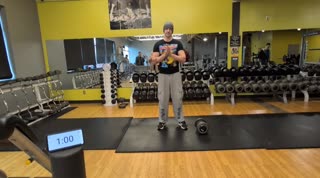 Most Weight Lifted by Dumbell Curl in One Minute