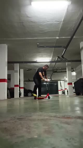 Most Back Wheel Hops On A Scooter