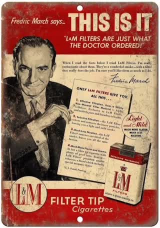 Largest Collection of Cigarette Posters (L&M)