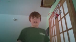 Most Shots Standing on a Chair  Shots M on a Mini Hoop in One Minute Made 