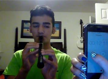 Longest Note Played On A Recorder | World Record | Varun Kumar