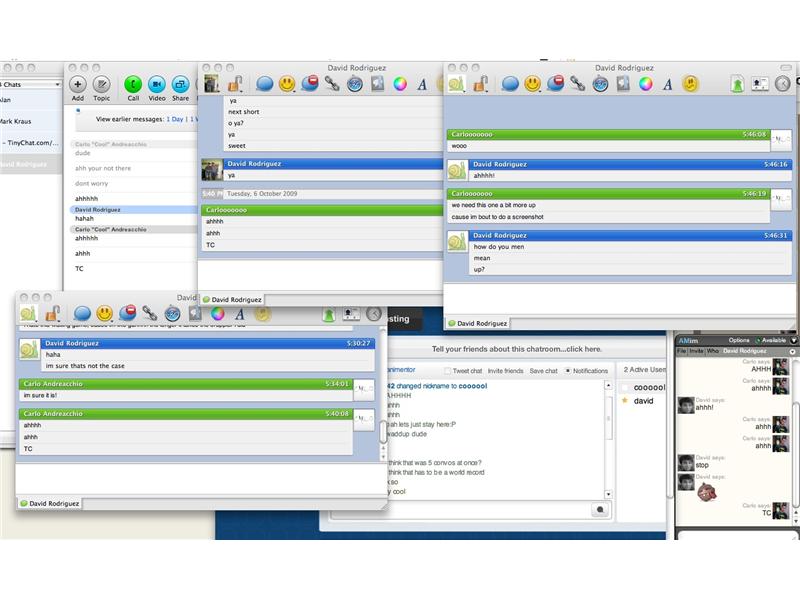 Most Instant Message Chats With The Same Person Using Different Chat Clients