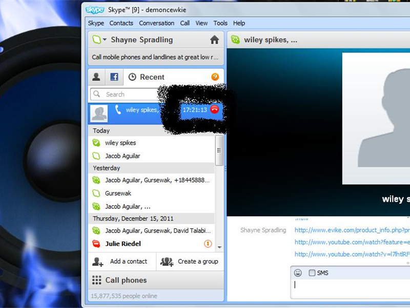 Longest Active Skype Call