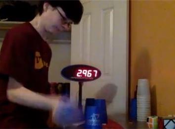 Fastest One-Handed 3-3-3 Speed Stack | World Record