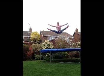 Straddle High Jump Record
