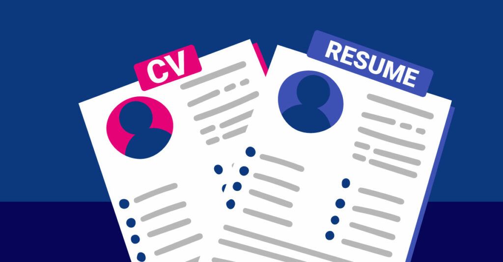 Difference Between CV And Resume