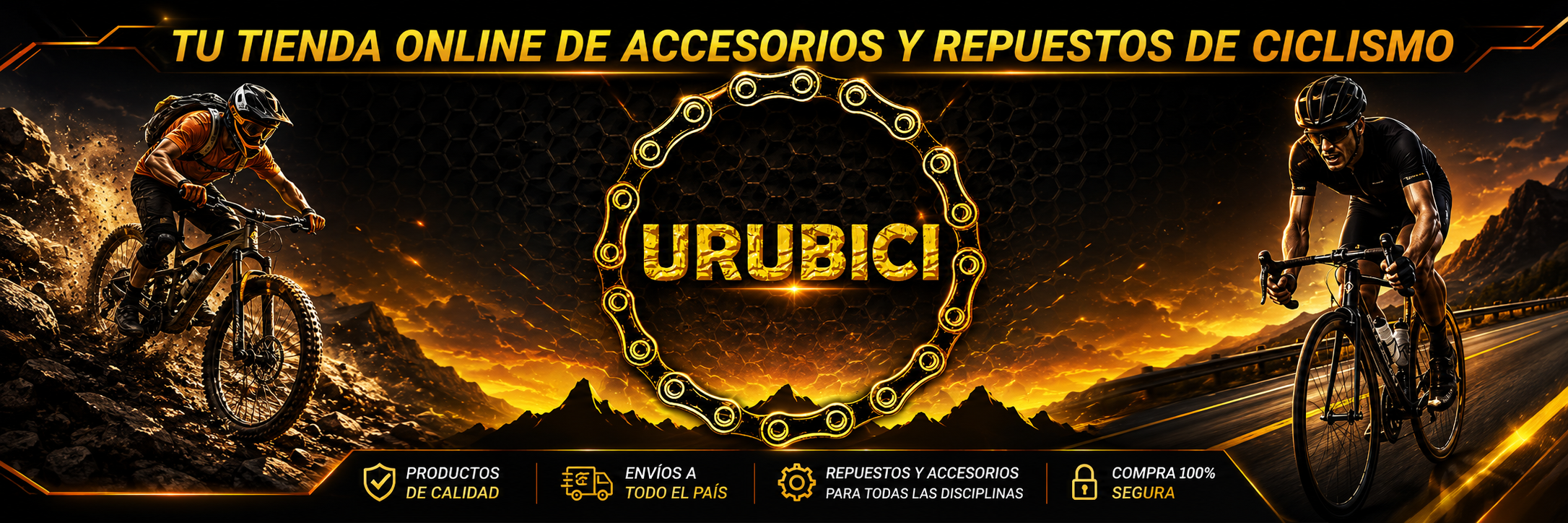 URUBICI — Tu tienda online de accesorios y repuestos de ciclismo
