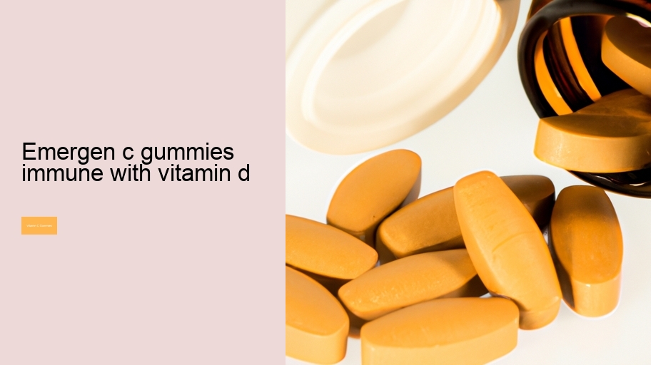 emergen c gummies immune with vitamin d