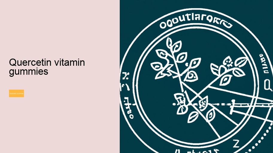 quercetin vitamin gummies