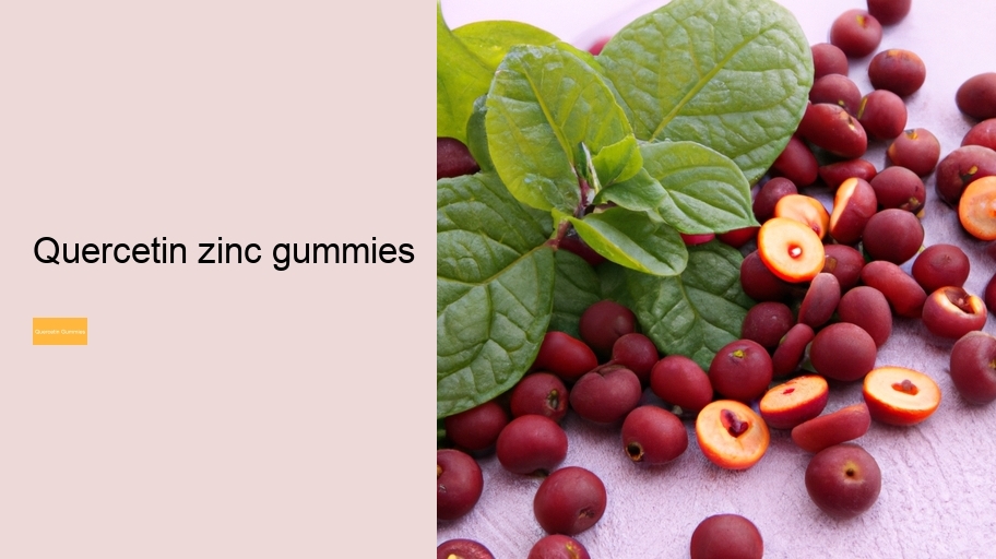 quercetin zinc gummies