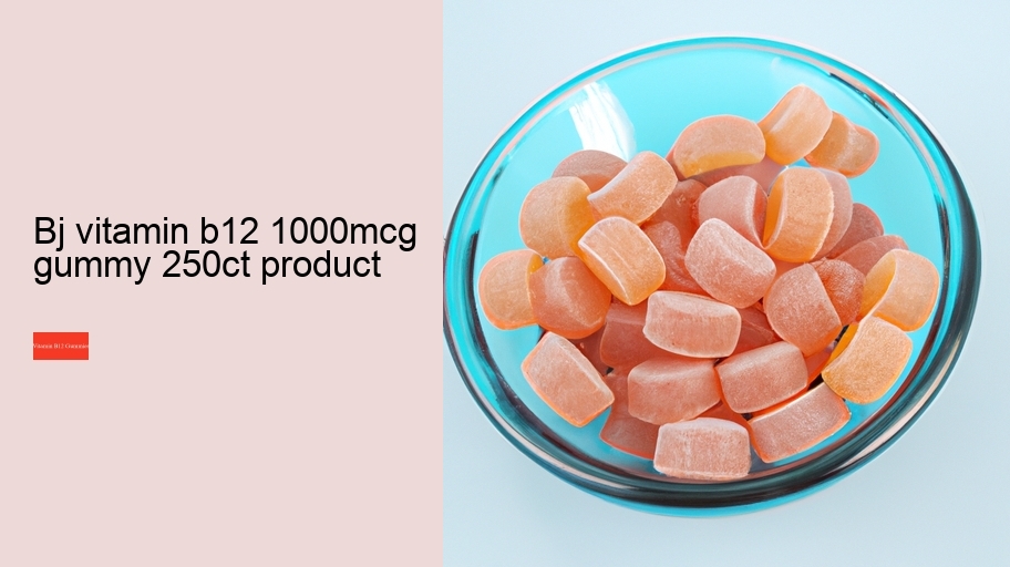 bj vitamin b12 1000mcg gummy 250ct product