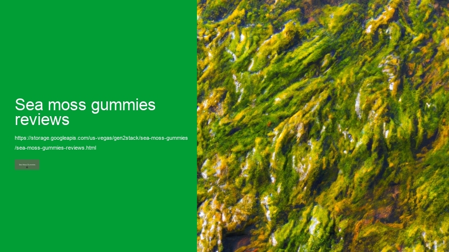 sea moss gummies reviews